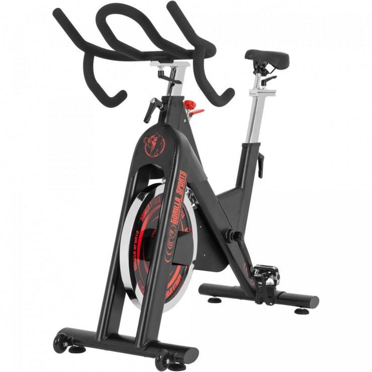 Indoor Cycling Profi Fahrrad Schwarz/Rot - MAXXUS