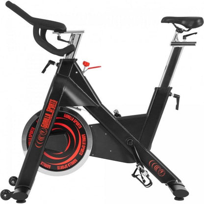 Indoor Cycling Profi Fahrrad Schwarz/Rot - MAXXUS